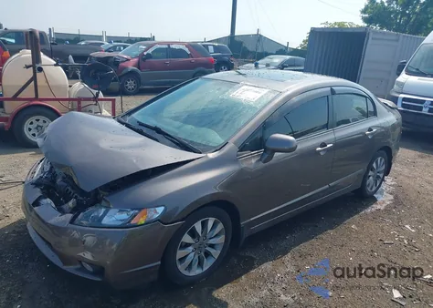 2010 Honda Civic Ex-L из США, поврежденный, VIN 2HGFA1F95AH563112